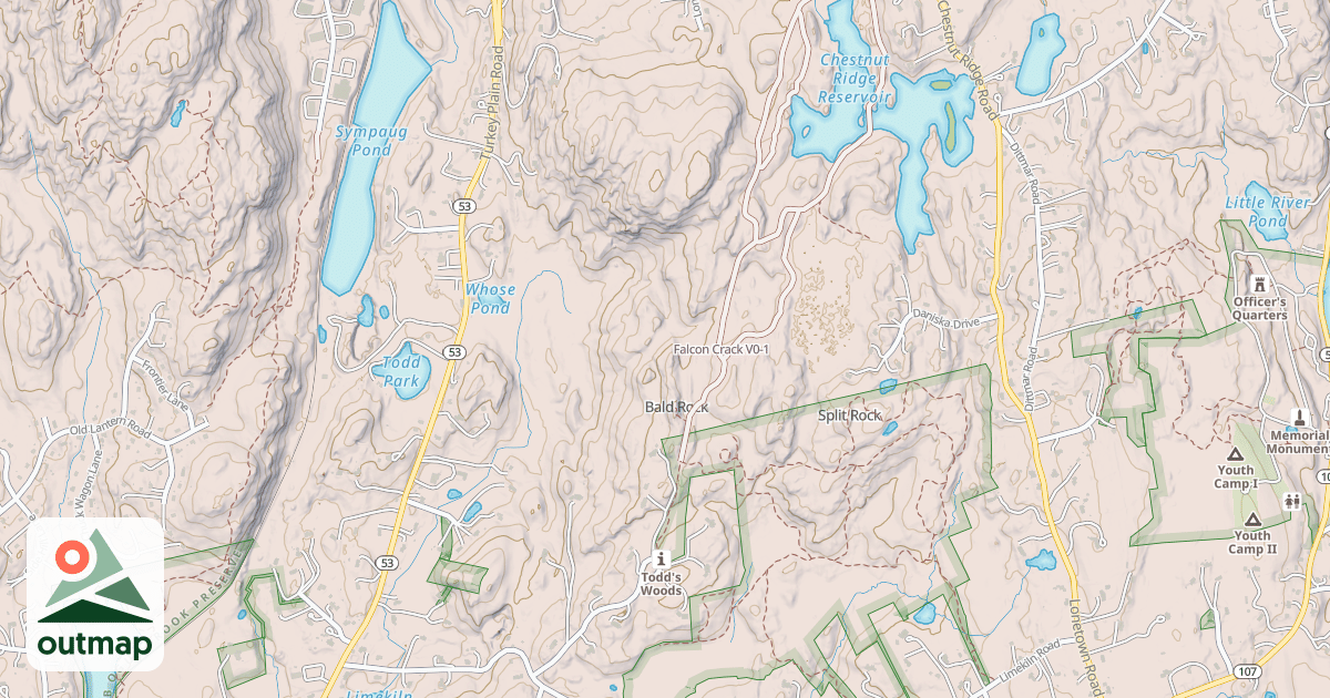 Map of Falcon Crack