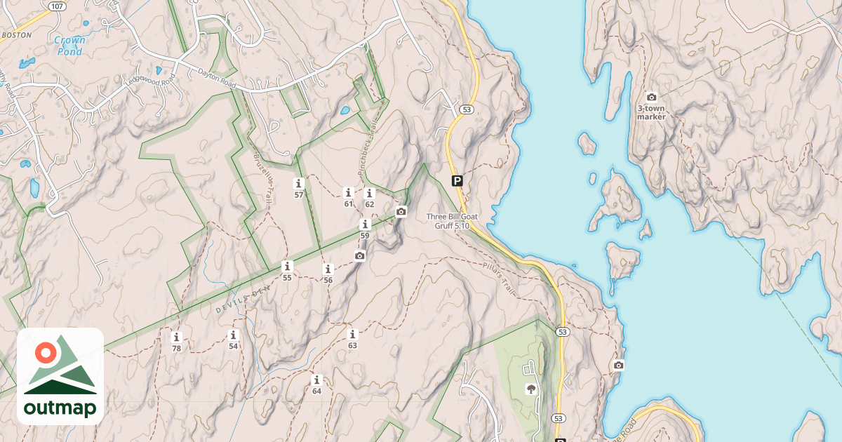 Map of Three Bill Goat Gruff