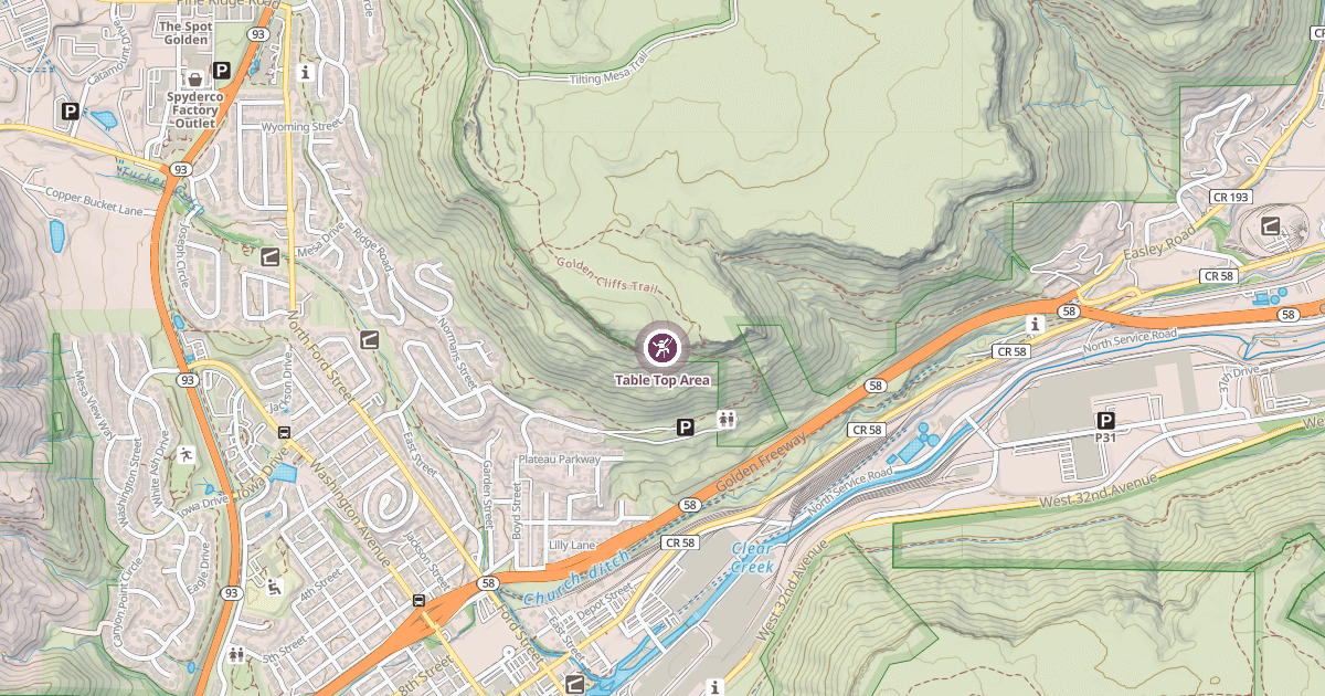 Map preview of Table Top Area