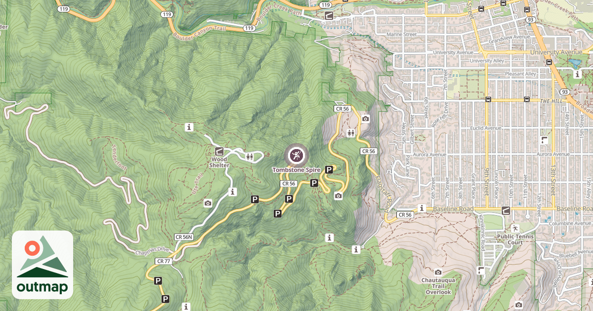 Map of Tombstone Spire