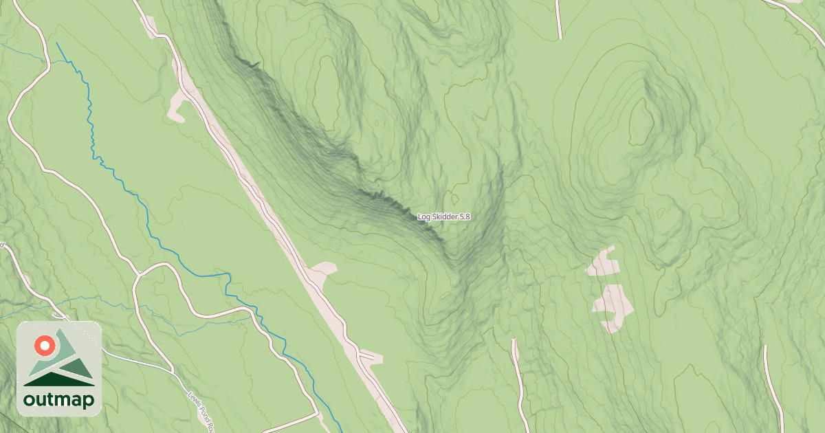 Map of Log Skidder