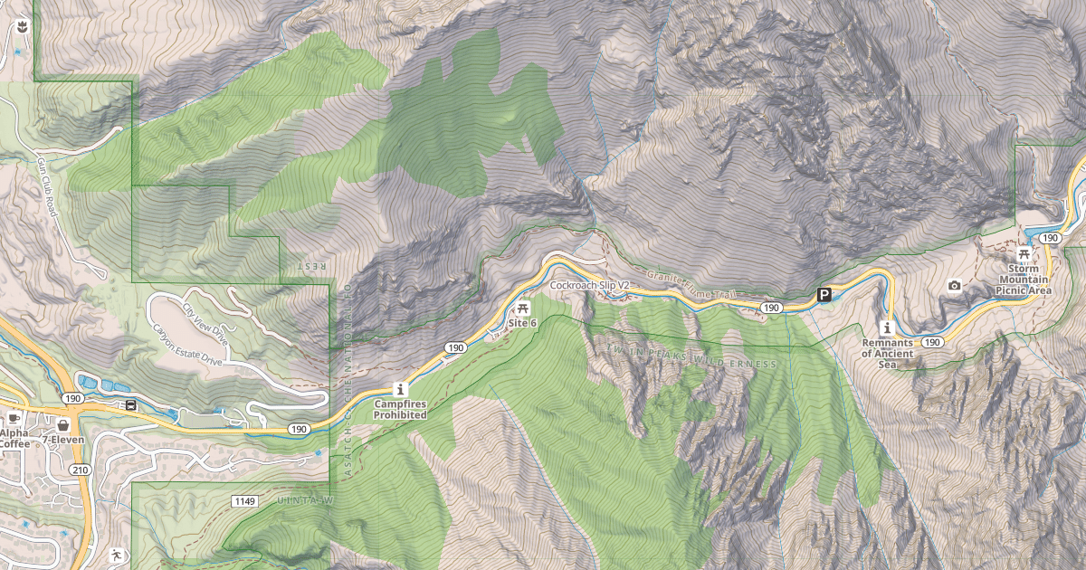 Map preview of Cockroach Slip
