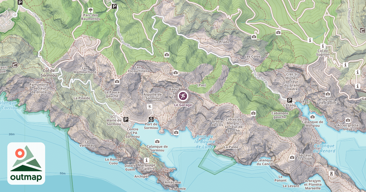 Map of Le Garage
