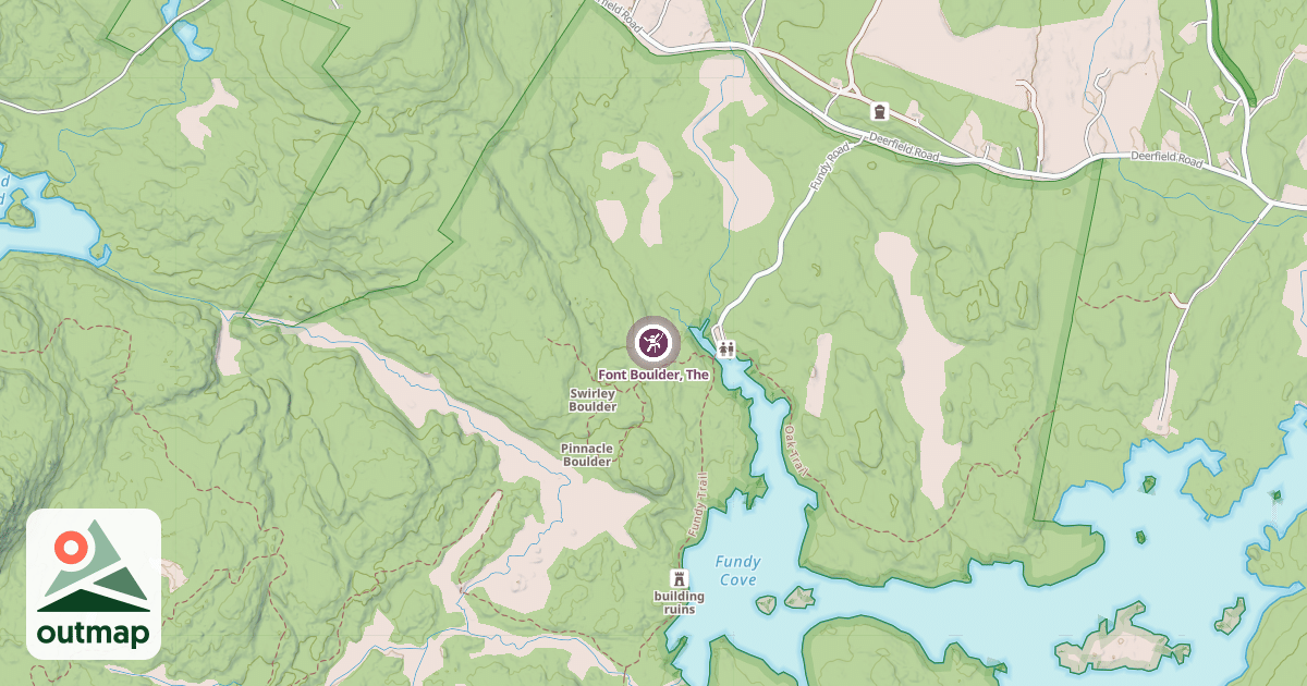 Map of Font Boulder, The