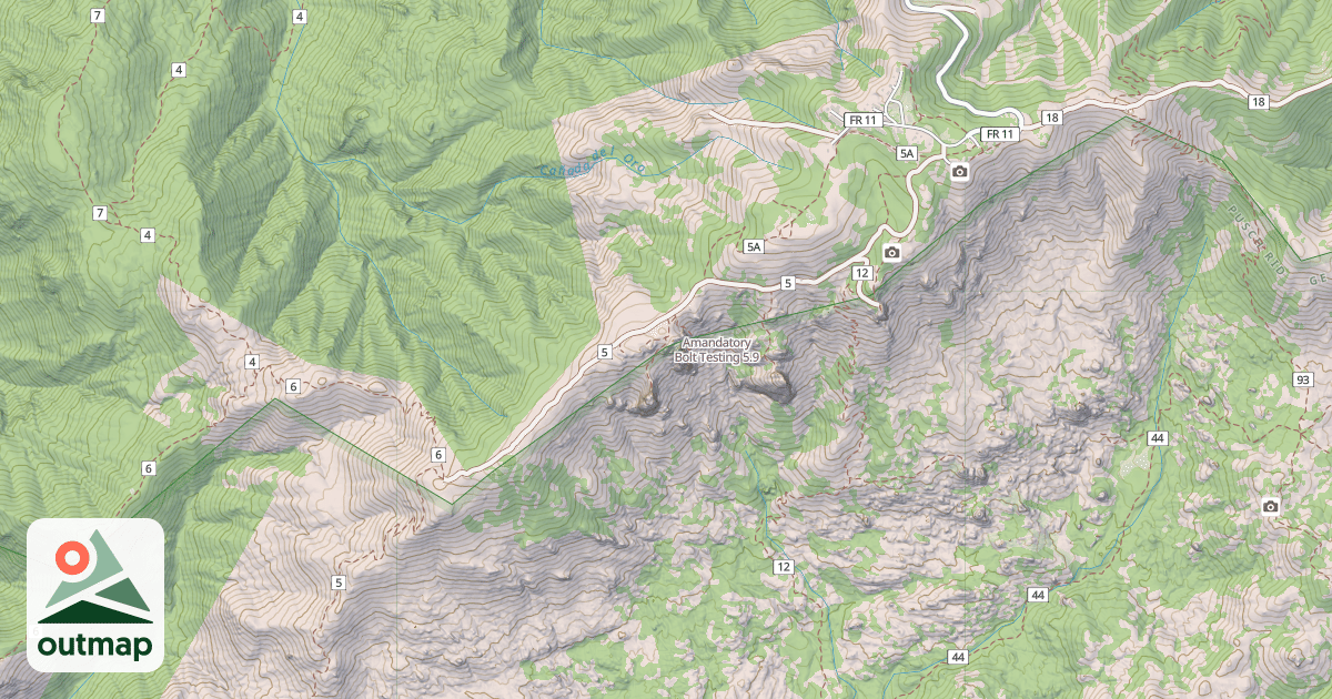 Map of Amandatory Bolt Testing