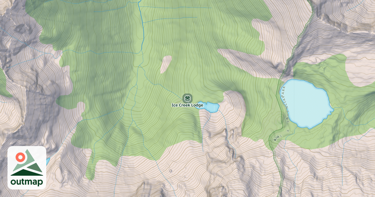 Map of Ice Creek Lodge
