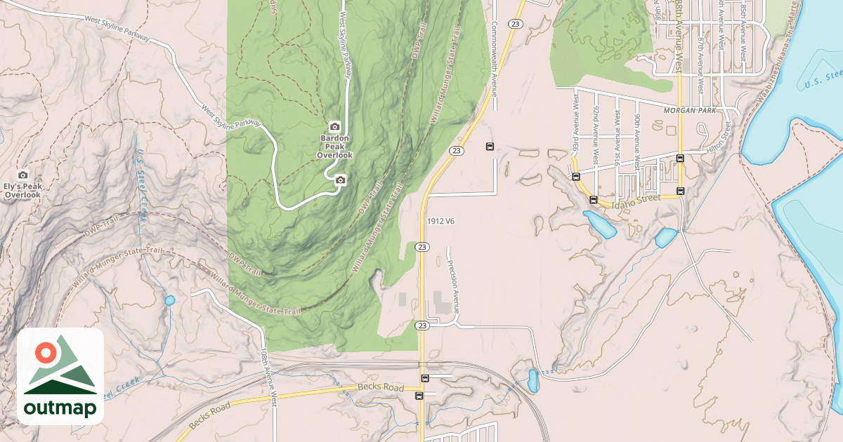 Map of 1912