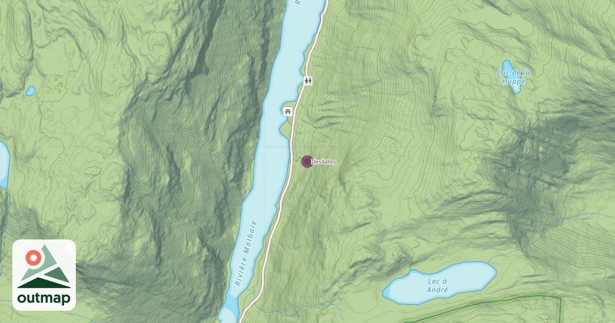 Map of Desdalles