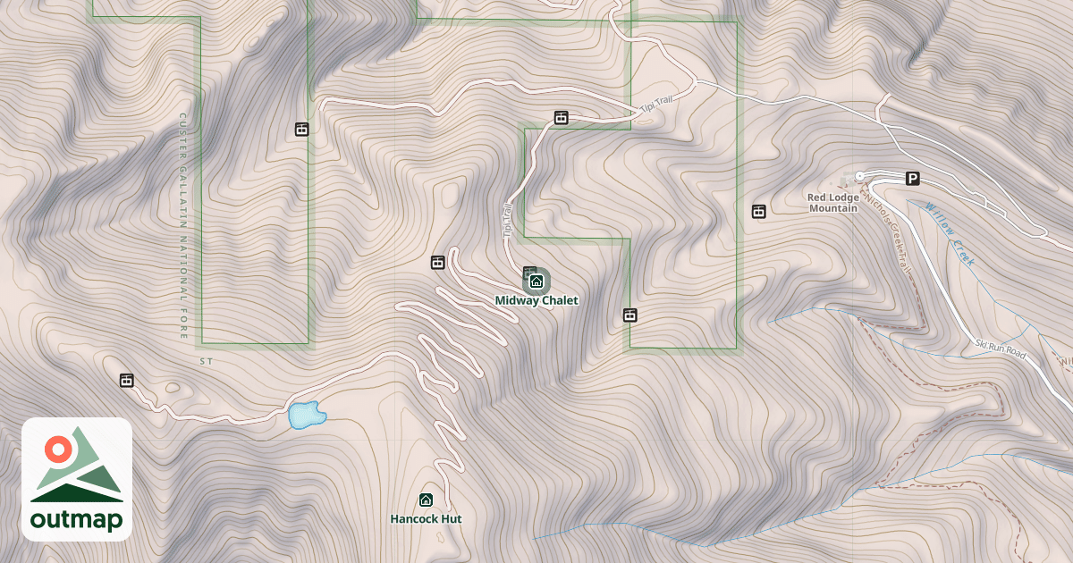 Map of Midway Chalet