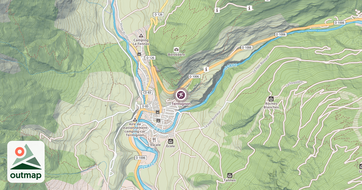 Map of Termignon