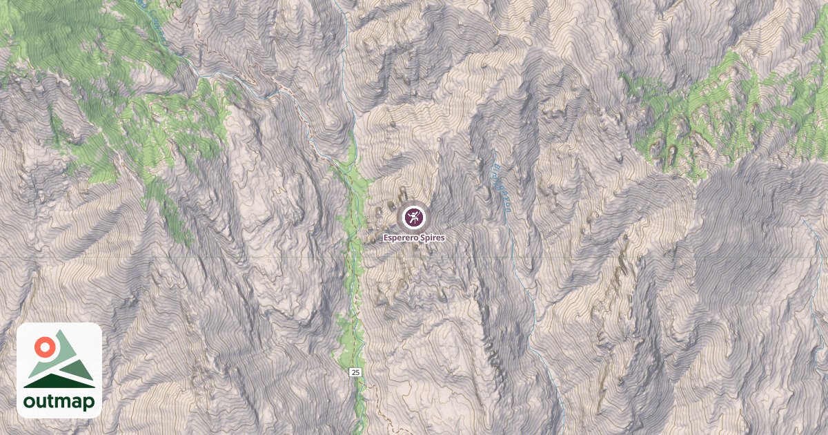 Map of Esperero Spires