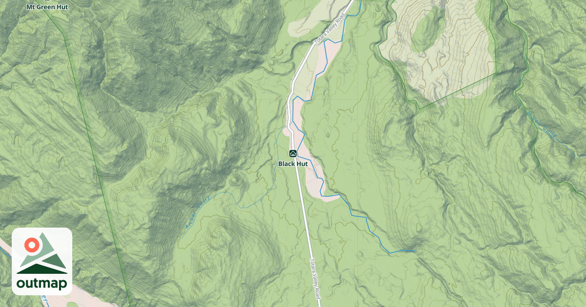Map of Black Hut