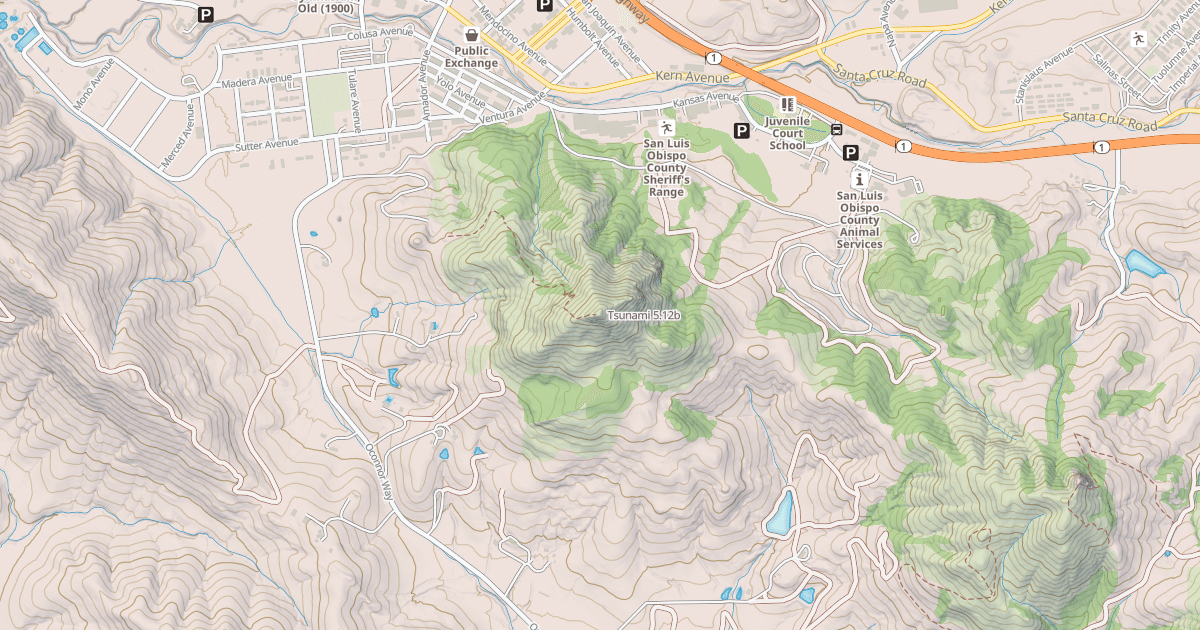 Map preview of Tsunami