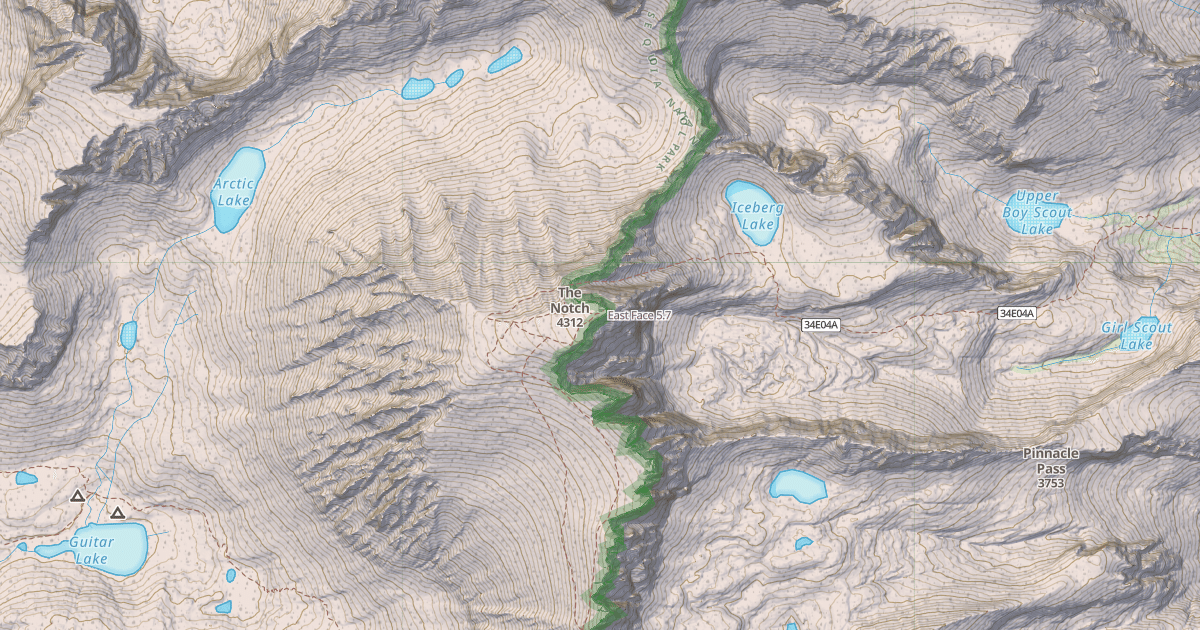 Map preview of East Face