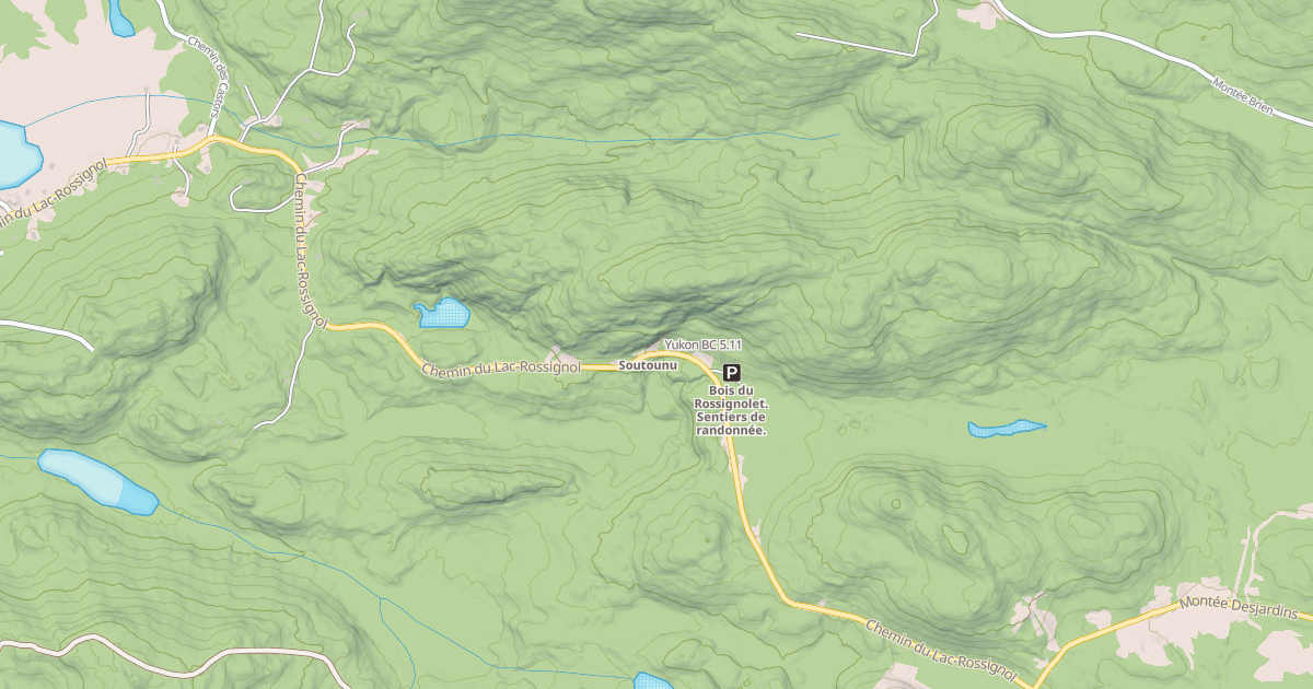 Map preview of Yukon BC
