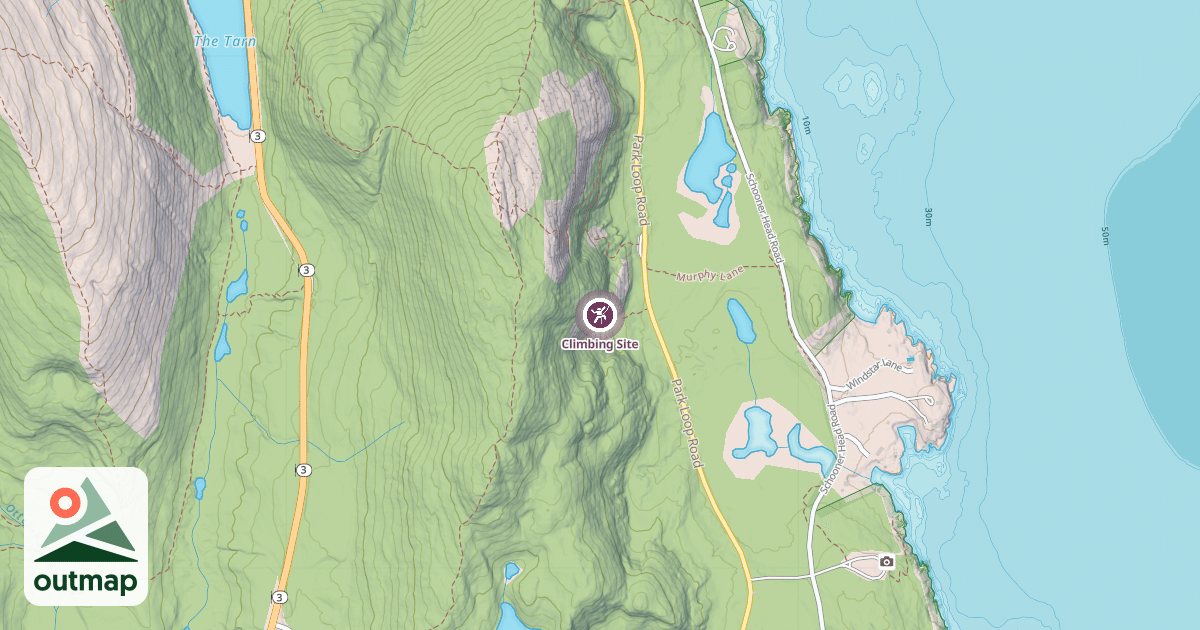 Map of Climbing Site