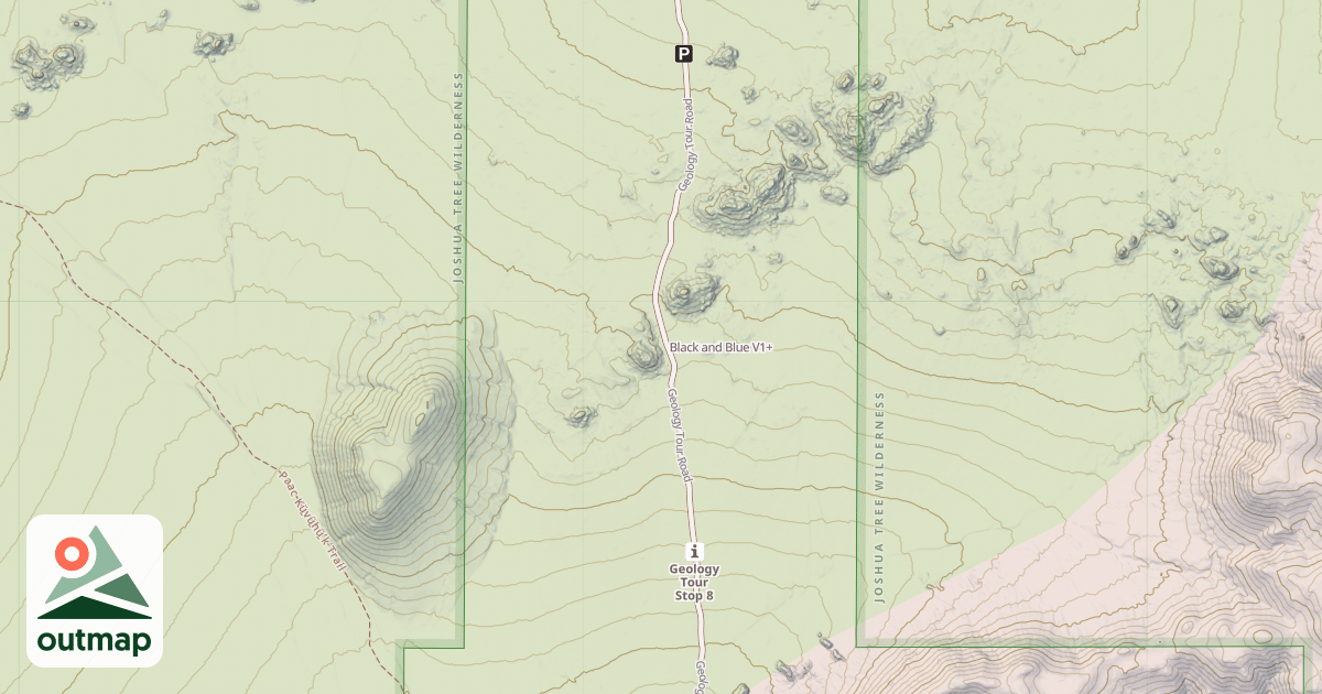 Map of Black and Blue