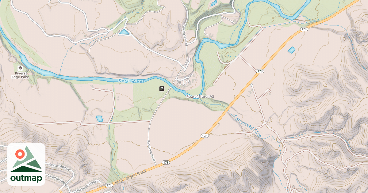 Map of Rose of Sharon