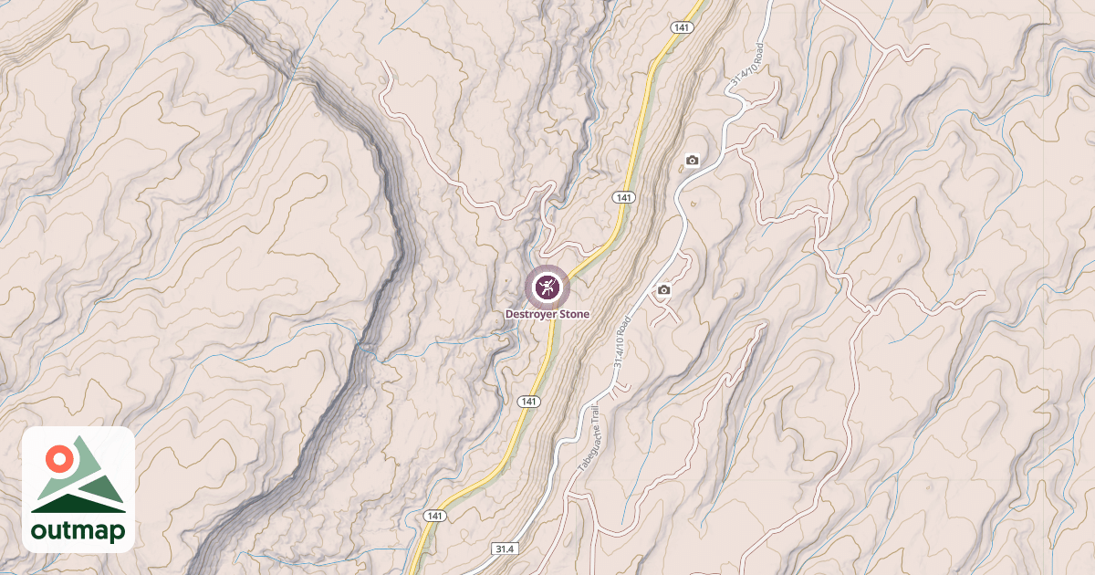 Map of Destroyer Stone