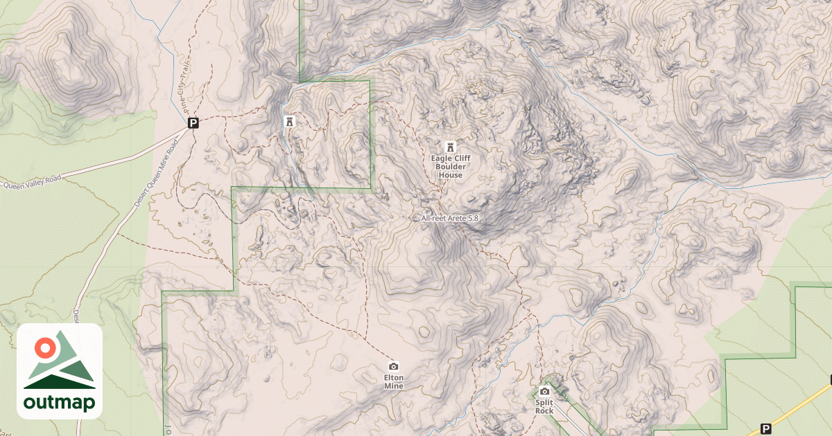 Map of All-reet Arete
