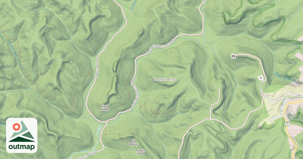 Map of Blue Thunder