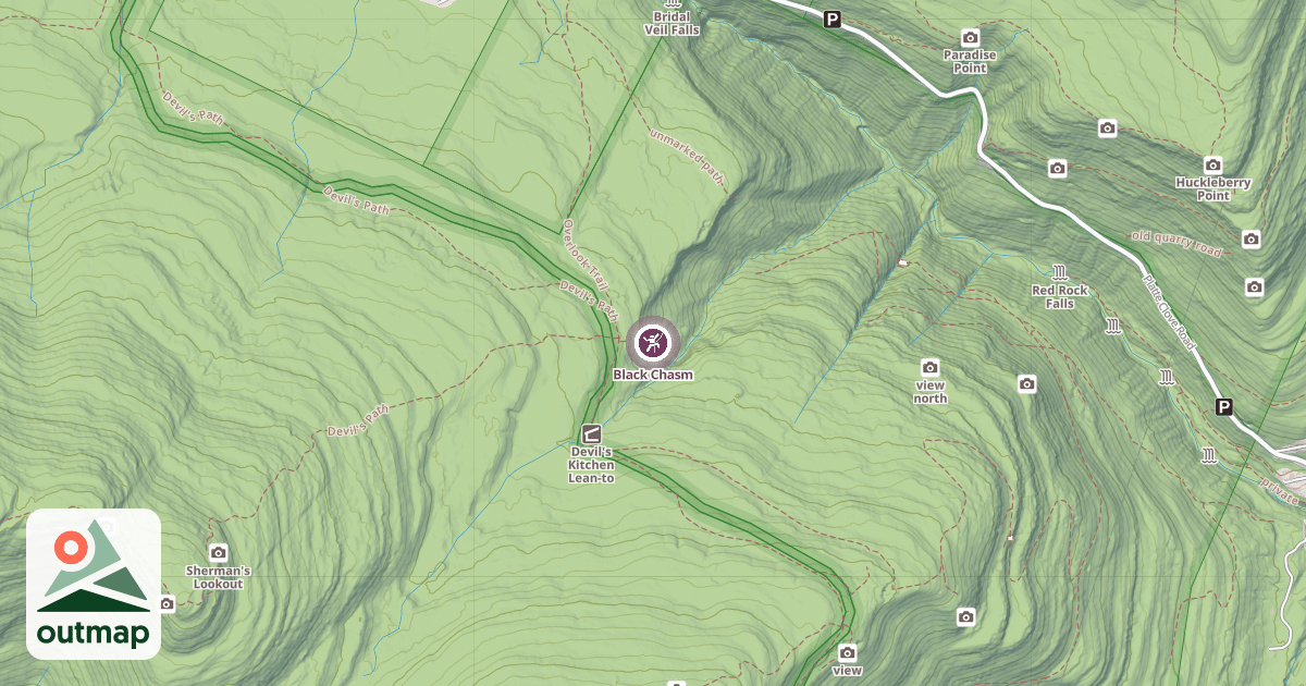 Map of Black Chasm