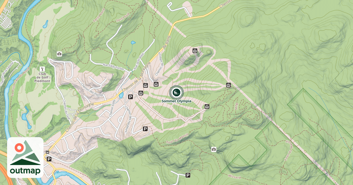 Map of Sommet Olympia