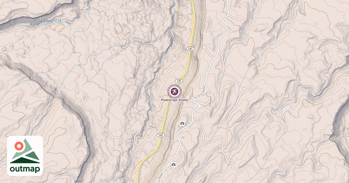 Map of Postscript Stone