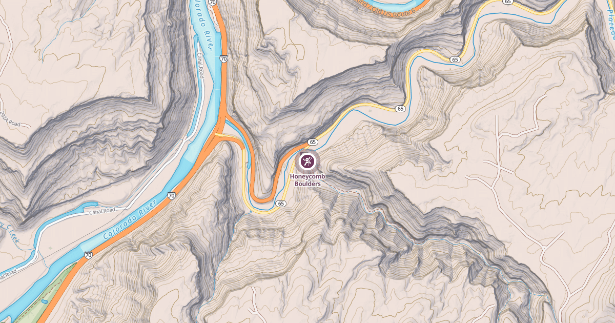 Map preview of Honeycomb Boulders