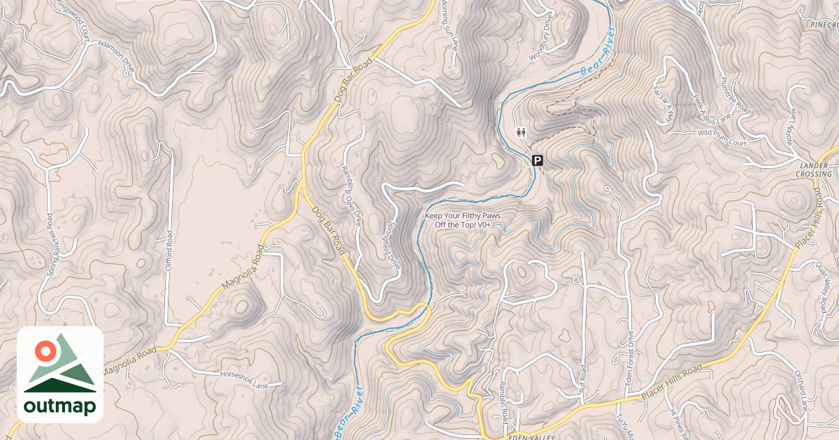 Map of Keep Your Filthy Paws Off the Top!