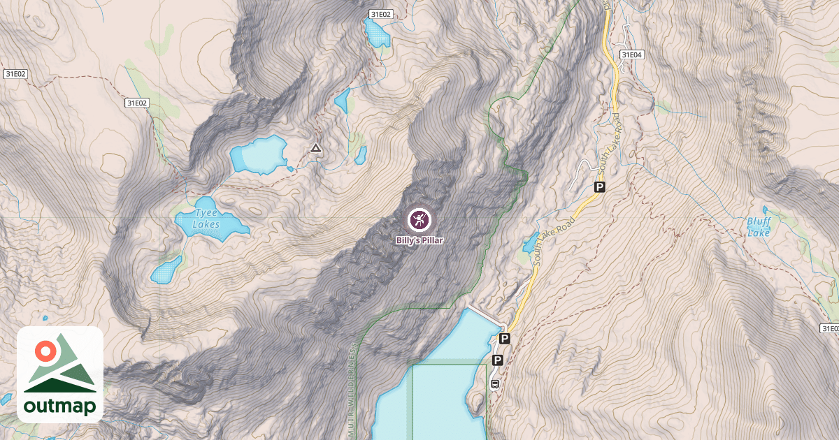 Map of Billy's Pillar