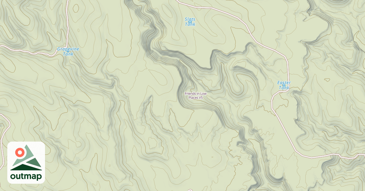 Map of Friends in Low Places