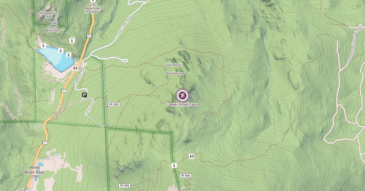 Map preview of Lower Great Face