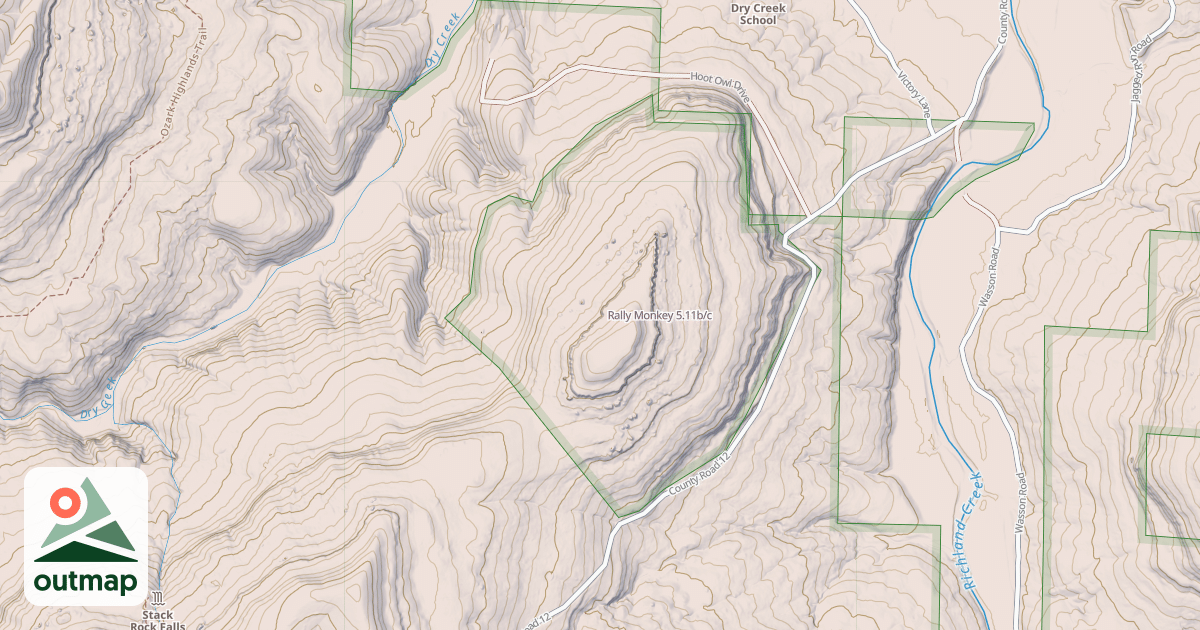 Map of Rally Monkey