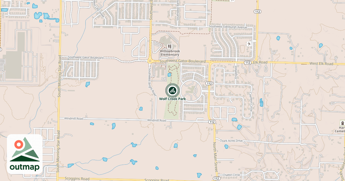 Map of Wolf Creek Park