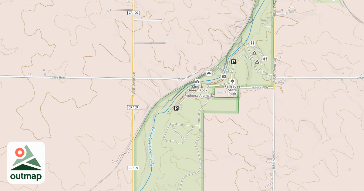 Map of Redhorse Aroma