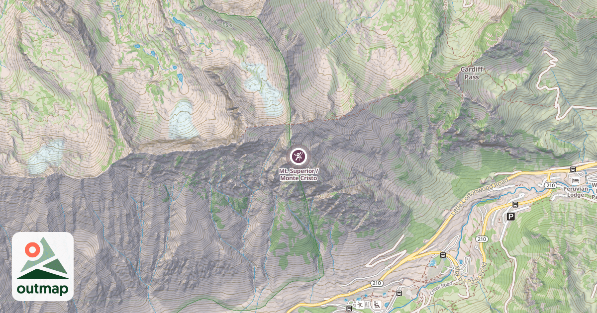 Map of Mt. Superior / Monte Cristo