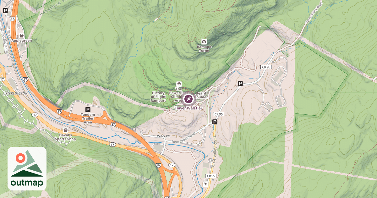 Map of Tower Wall tier