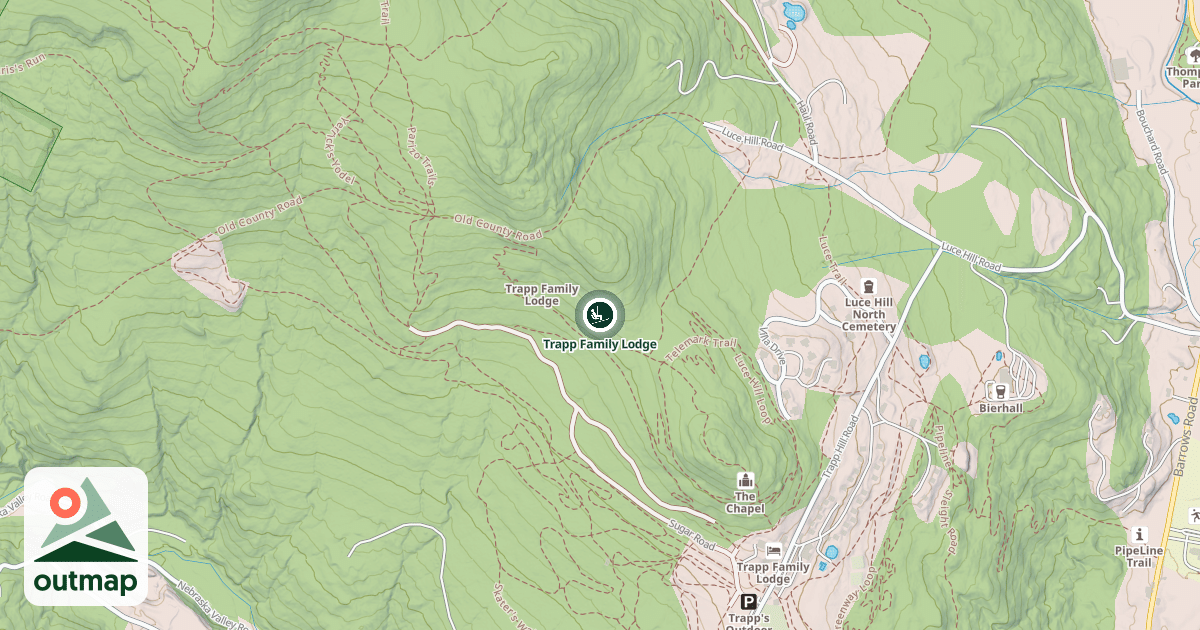 Map of Trapp Family Lodge