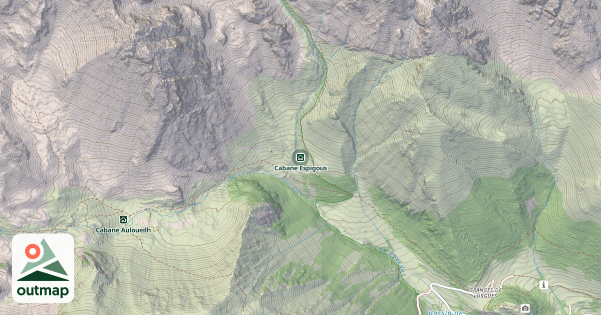 Map of Cabane Espigous