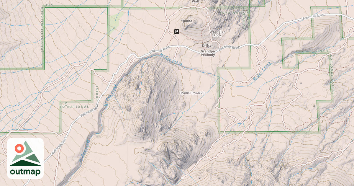 Map of Charlie Brown