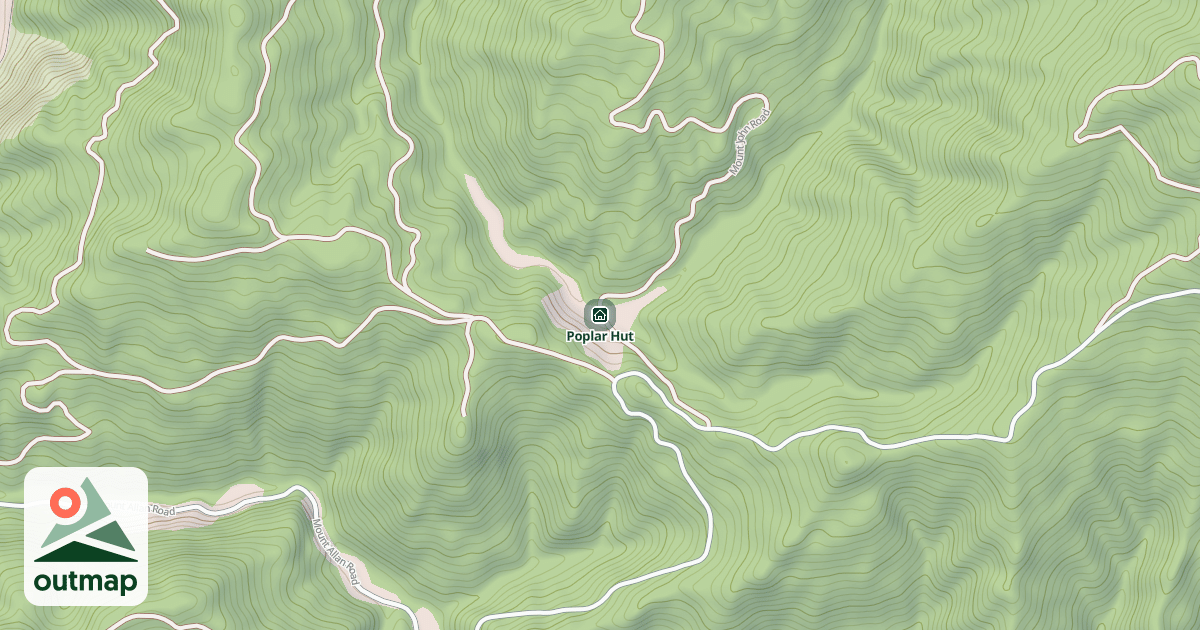 Map of Poplar Hut