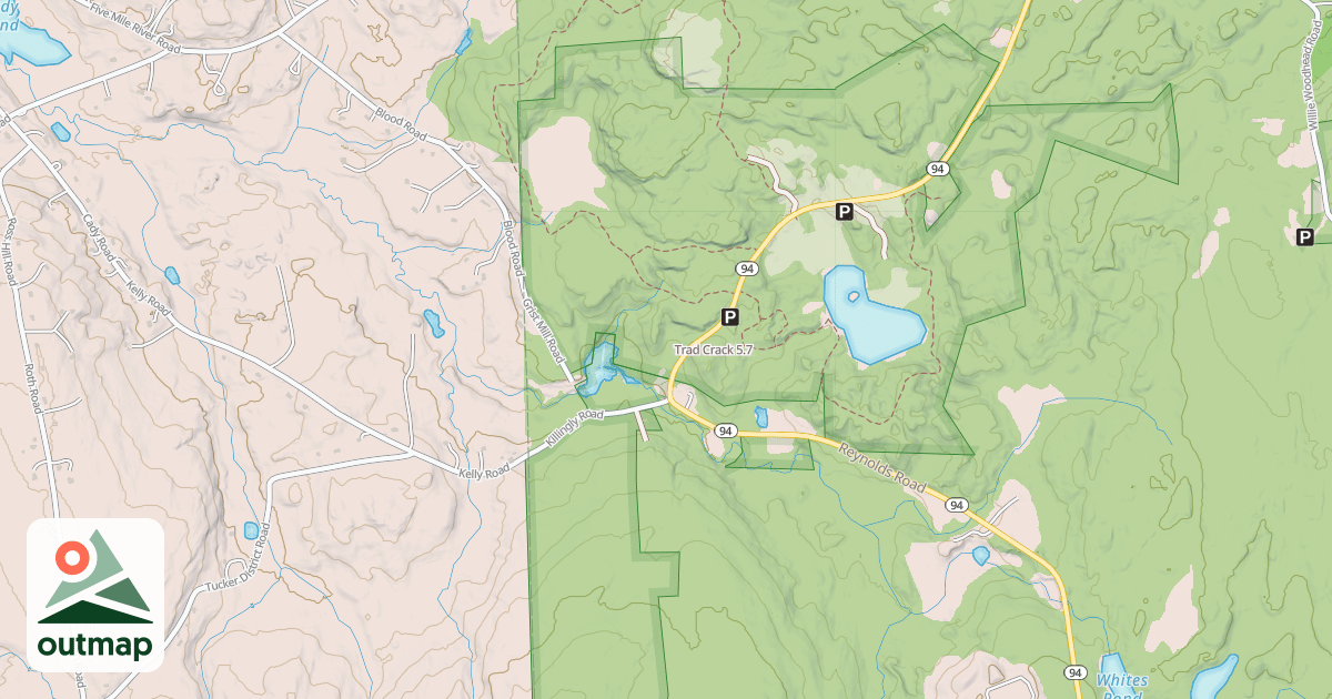 Map of Trad Crack