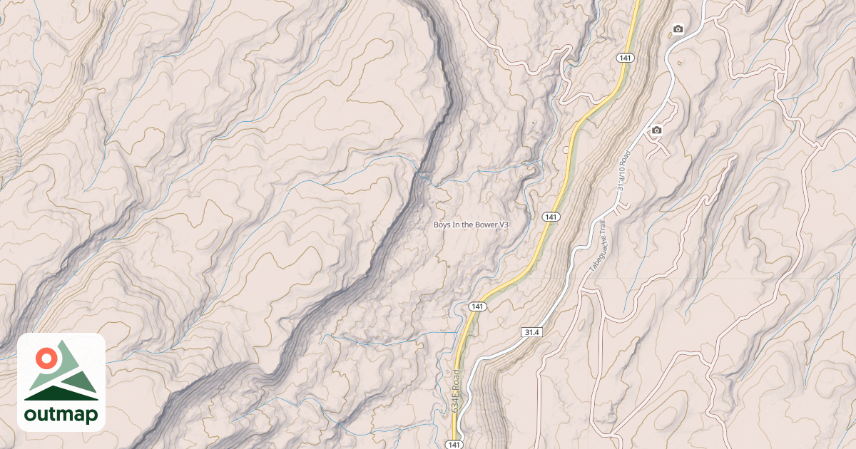 Map of Boys In the Bower