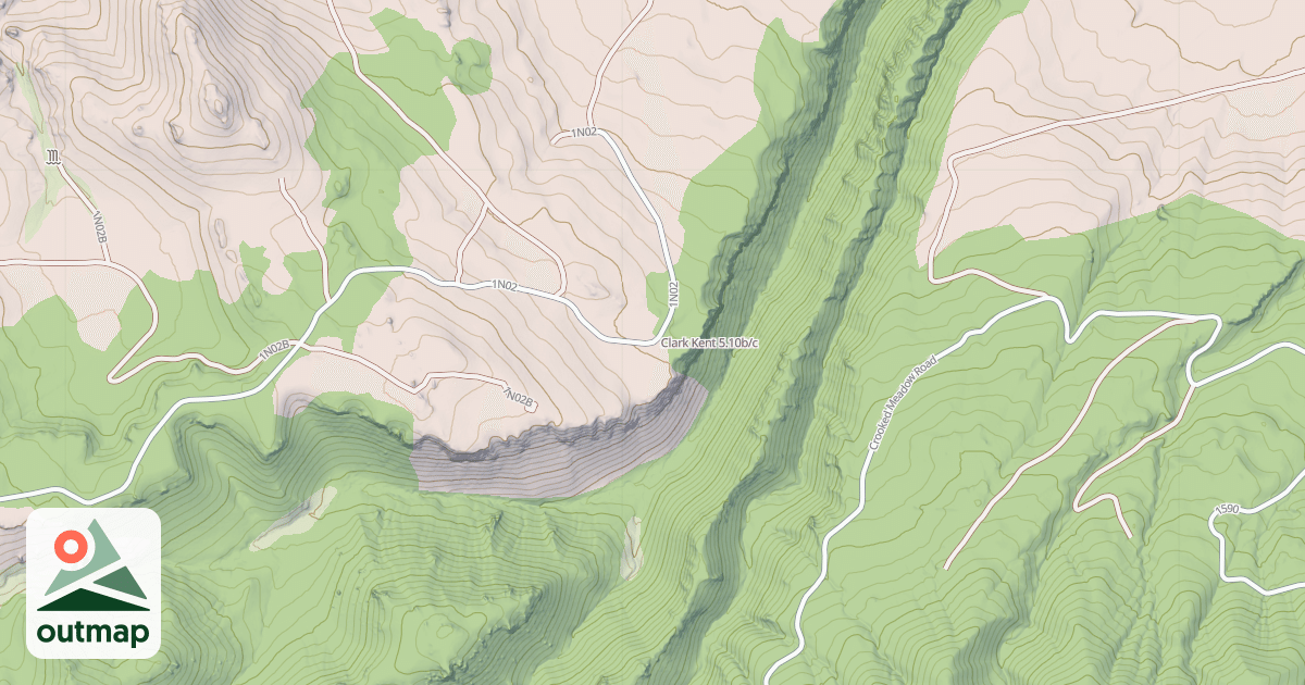 Map of Clark Kent