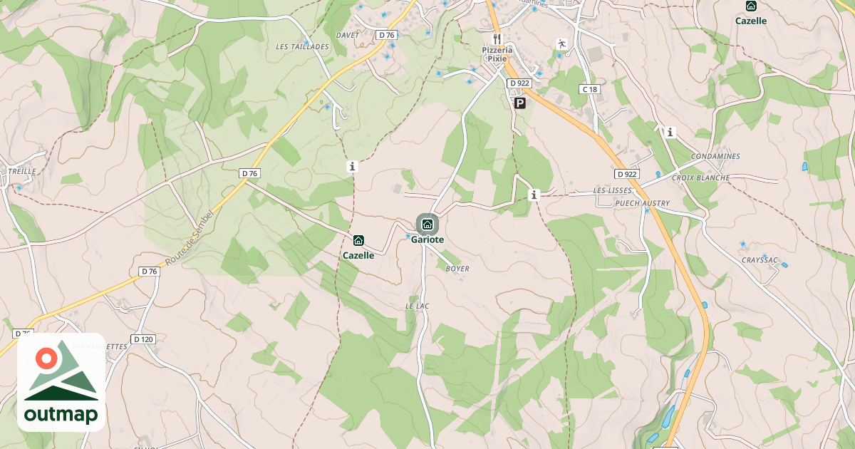 Map of Gariote