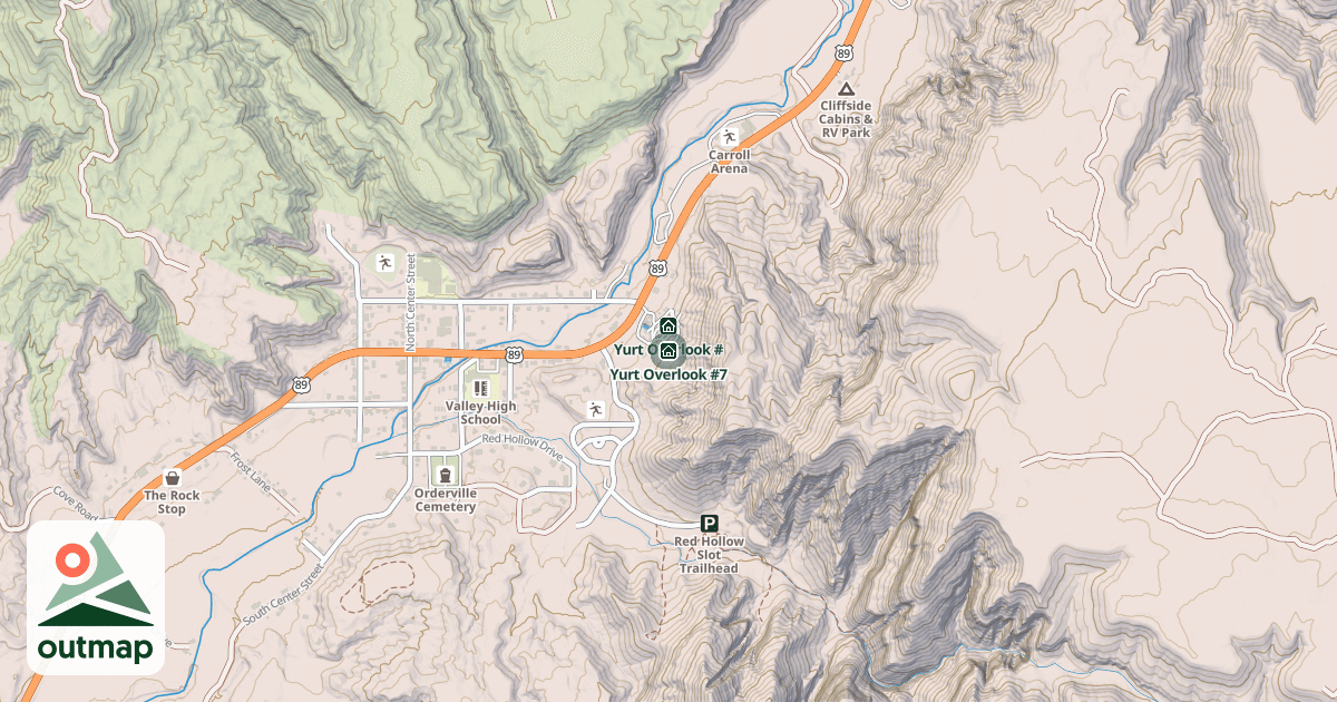 Map of Yurt Overlook #7