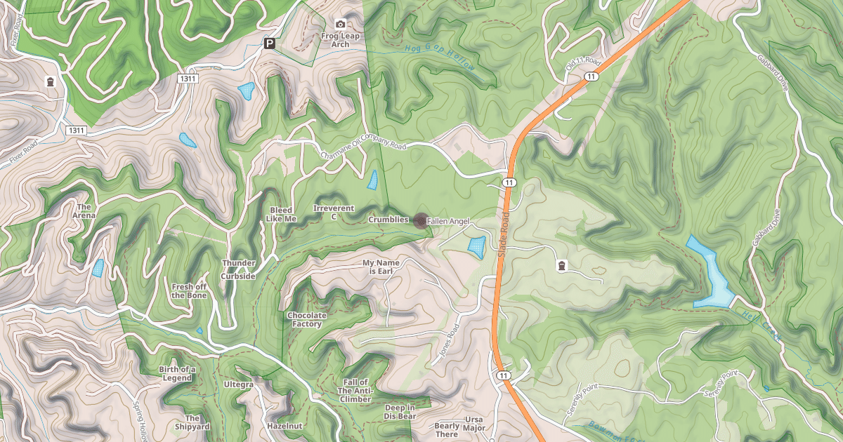 Map preview of Fallen Angel