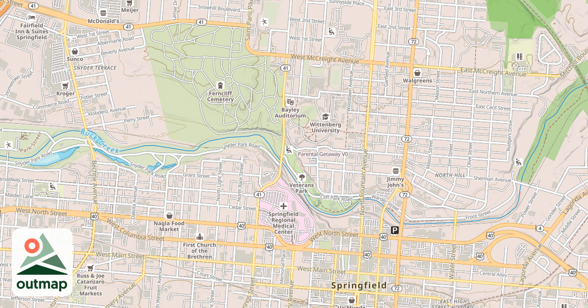 Map of Parental Getaway