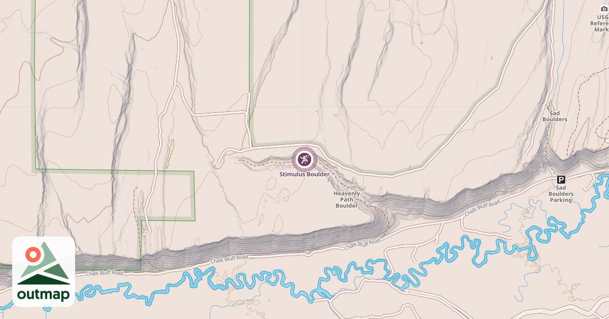 Map of Stimulus Boulder